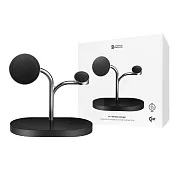 Samsung 三星 原廠 3 合 1 無線充電器 - 內含 45W快充+雙Type C線 (GP-PWU024) 黑色