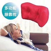 【AGAPE雅家倍】《3D紓壓 腰足枕1入》日本超人氣 顏色隨機