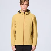 【荒野wildland】男彈性超輕三層山旅機能外套124藤黃色 S 124藤黃色