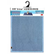3M 安全防護安美浴室防滑墊：45x75cm  藍色