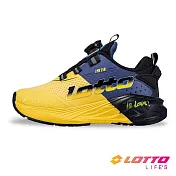 【LOTTO 義大利】童鞋 奔速 轉扣避震跑鞋 19cm 黃