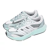 adidas 慢跑鞋 Lightblaze Glow 女鞋 銀灰 藍 緩震 運動鞋 愛迪達 JP6327