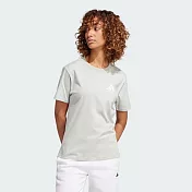 ADIDAS W L VERB TEE 女 短袖上衣-JN9073 L 灰色
