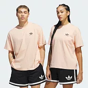 ADIDAS WWH Q1 TEE 男女 短袖上衣-JC5860 XL 粉橘色