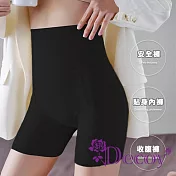 【Decoy】輕薄透氣 束腰塑形高腰內褲安全褲/款式可選 黑色XL