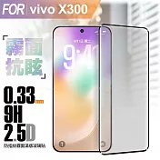 CITY BOSS vivo X300 防指紋霧面滿版玻璃貼 單 一