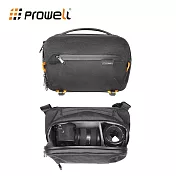 Prowell WIN-23527 防潑水戶外攝影包 專業單眼/微單 相機包 輕便側背包 斜背包 可調隔板 可綁三腳架 黑色