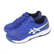 Asics 網球鞋 GEL-Dedicate 8 GS 大童 女鞋 藍 緩震 抗扭 穩定 亞瑟士 1044A077403