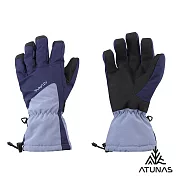 【ATUNAS 歐都納】女款防水保暖手套A1AG2506W- S 藍紫