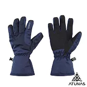 【ATUNAS 歐都納】中性款防水保暖手套A1AG2505N- M 深藍