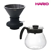 HARIO 阿爾法02浸漬式濾杯套組(球型耐熱玻璃壺1000ml)