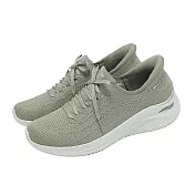 Skechers 休閒鞋 Arch Fit Ultra Flex 3.0 Slip-Ins 女鞋 綠 銀 輕量 懶人鞋 150643SAGE