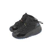 Nike 休閒鞋 Jordan 11 TD 小童 學步鞋 黑 藍 Gamma Blue 喬丹 AJ11 378040-047
