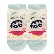 【ONEDER 旺達】蠟筆小新直版襪 野原新之助短襪 台灣製棉襪 親子襪- 黃 (15-22)SC-A535