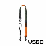 VSGO 黑鷂Urban 創意攝影背帶 公司貨 放射橙綠