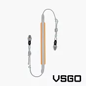 VSGO 黑鷂Casual 輕量攝影背帶 公司貨 灰霧橙