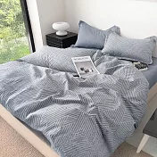 《DUYAN 竹漾》台灣製 40支精梳棉單人床包二件組 / 漠旅流沙