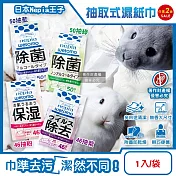 (2袋任選超值組)日本Nepia王子-wetomo多用途清潔大尺寸無香附蓋抽取式濕紙巾1入/袋(防止乾燥便利攜帶妮飄濕巾,隨身物件去污漬擦拭巾,辦公環境萬用除塵紙) 50抽藍*1袋+50抽綠*1袋