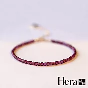 【HERA 赫拉】爆款天然烏紫牙石榴石手鍊 H114121205 H114121205