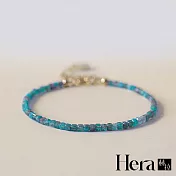 【HERA 赫拉】賽木里湖天然藍磷灰石極細手鍊 H114121203 藍磷灰石