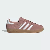 ADIDAS GAZELLE INDOOR W 女休閒鞋-JS1397 UK4 粉紅色