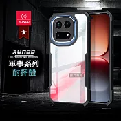 XUNDD訊迪 軍事防摔 iQOO 15 鏡頭全包覆 清透保護殼 手機殼(夜幕黑)