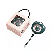 萌趣貓爪可愛暖手寶 禮盒裝（恆溫速熱暖暖包 手握式便攜暖手蛋 ） 墨綠色禮盒裝