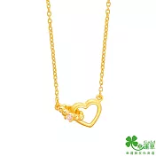 幸運草金飾 甜甜的黃金項鍊