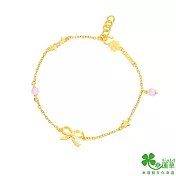 幸運草金飾 浪漫預演黃金/貓眼石手鍊