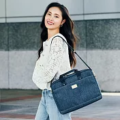 satana -Denim 14吋筆電包- 深丹寧藍