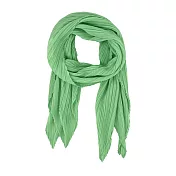 ISSEY MIYAKE 三宅一生 PP 素面折疊式圍巾(多色選)- 淺綠色