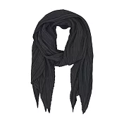 ISSEY MIYAKE 三宅一生 PP 素面折疊式圍巾(多色選)- 深灰