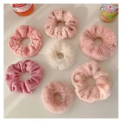 【HERA 赫拉】秋冬毛絨百搭針織大腸髮圈七入組 H114121803 七入組