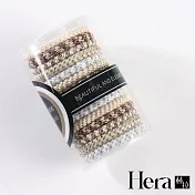 【HERA 赫拉】罐裝編織高彈性髮圈15條入 H114121805 奶咖色