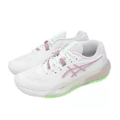 Asics 網球鞋 Gel-Resolution X D 寬楦 女鞋 澳網 白 粉紅 緩震 亞瑟士 1042A278104