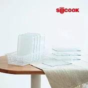 【Silicook】組合A 萬用食材9件組 600ml&1200ml 附底座