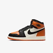 NIKE AIR JORDAN 1 RTR HIGH OG (GS) 中大童 女籃球鞋 FD1437008 US6 黑橘色