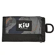 日本KIU 278-367 祥獅山 三折短夾 戶外活動必備~功能強大, D型環, 小物前袋, 防水 祥獅山