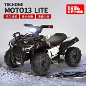 TE CHONE MOTO13 LITE 兒童四輪沙灘車小孩越野車 ;可坐人支援炫彩燈光附多功能早教的新款越野電動車- 黑色