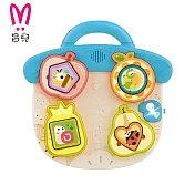 趣味音樂水果積木配對 藍色