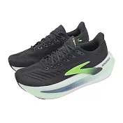 Brooks 慢跑鞋 Glycerin Max 2 男鞋 黑 綠 超級甘油系列2代 厚底 緩震 氮氣中底 運動鞋 1104791D091