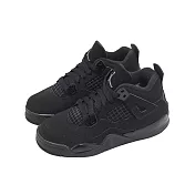 Nike 休閒鞋 Jordan 4 Retro OG PS 中童 Black Cat 黑 喬丹 IB4388-010