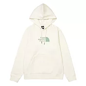 The North Face W TNF CORE SKETCH LOGO HALF DOME HOODIE 女連帽上衣-NF0A8F1DQLI M 米白色