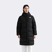 The North Face W ESSENTIAL LONG DOWN - AP 女羽絨外套-NF0A8ED8JK4 M 黑色