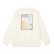 The North Face U FREERIDE CREW GRAPHIC - AP 男女圓領套頭衫-NF0A8F0SQLI 3XL 白色