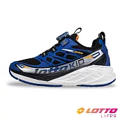 【LOTTO 義大利】童鞋 瞬速 轉扣避震跑鞋- 19cm 藍
