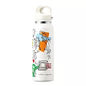GERM格米 凱斯哈林聯名款趣野運動保溫杯 600ml(隨行杯/保溫瓶/水壺) 活力俱樂部