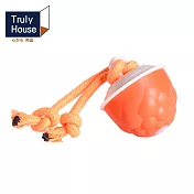 【Truly House】寵物智能滾動球 解悶玩具 聲光逗貓球 逗貓 寵物(兩色任選) 橘色