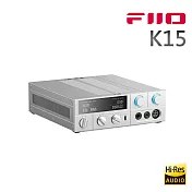 FIIO K15 桌上型解碼耳機功率擴大機-銀色款