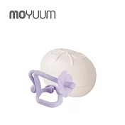 MOYUUM 韓國 白金矽膠 手環固齒器收納組 -  拇指獅(葡萄紫)